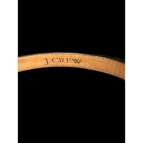 J Crew Women's Black Belt SZ M - Picture 8 of 9